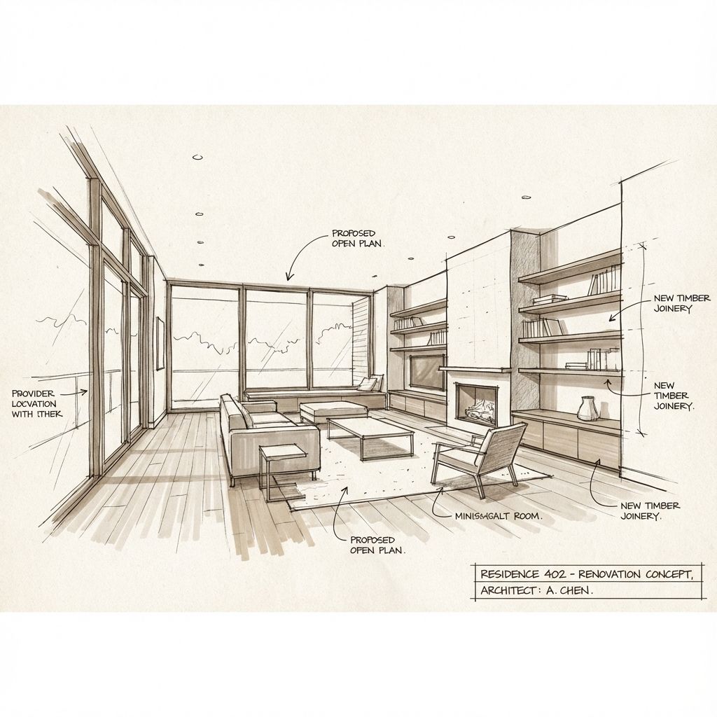 タワーマンションのリビングリフォームの工期・リフォームのポイント