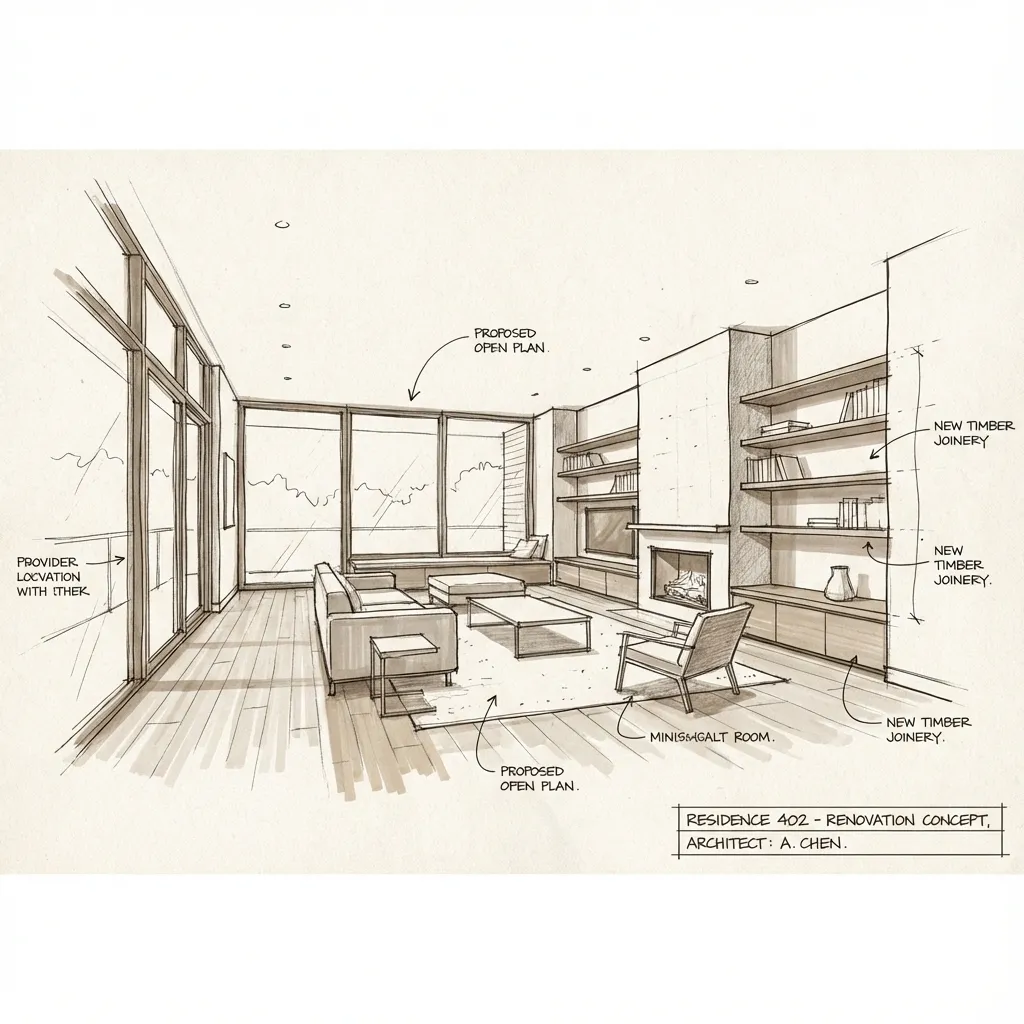 タワーマンションのリビングリフォームの工期・リフォームのポイント