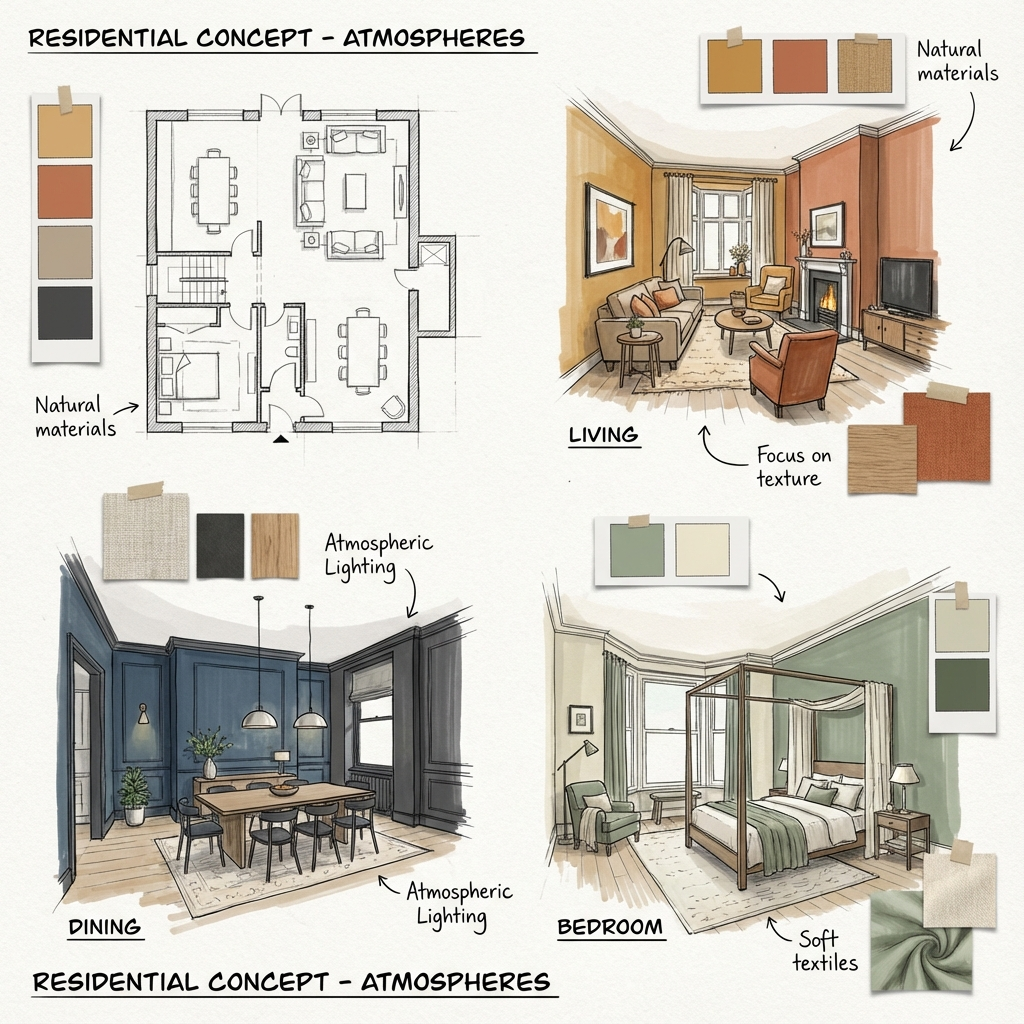 [Interior of Luxury Homes] Mastery of Wall Color and Wall Finish ...