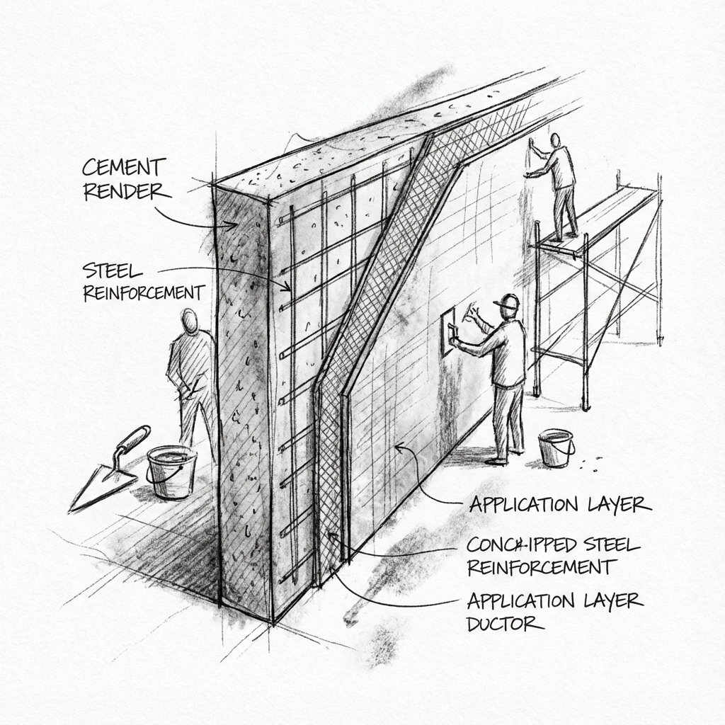 What are the factors that determine the cost breakdown and price of plaster work?