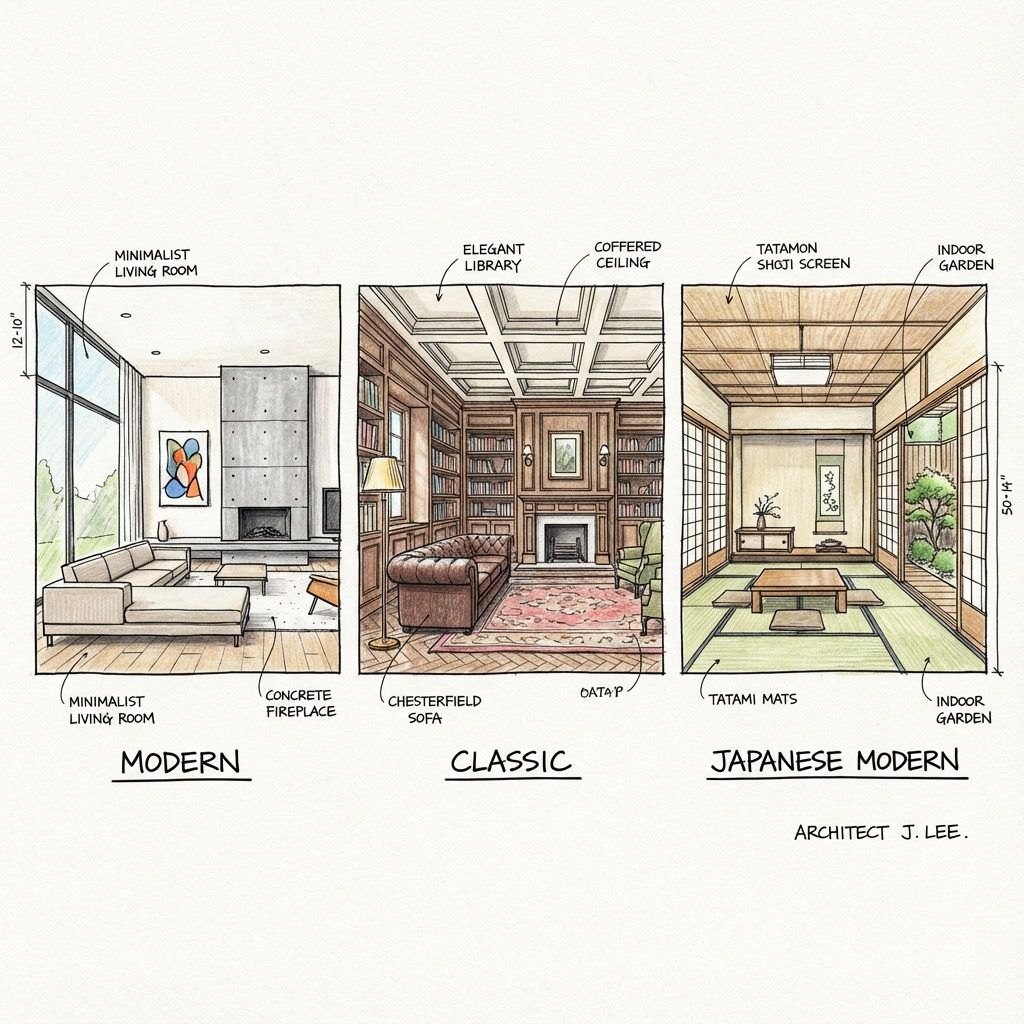 Types of Interior Tastes in Luxury Homes